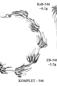 Gemma-bizuteria - Bransoletka srebro 925 skrzydła anielskie b546