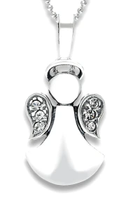 Gemma-bizuteria - Wisiorek srebro 925 anioł aniołek świąteczny