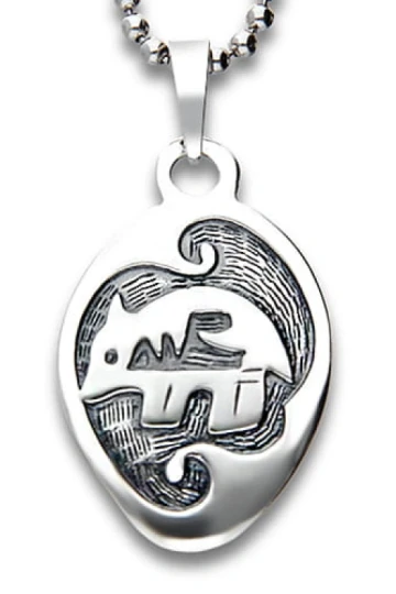 Talizman amulet pancernik srebro 925 #146
