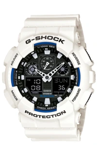 Marko - Casio g-shock g-classic ga-100b-7aer zegarek biały